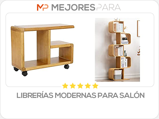 librerías modernas para salón