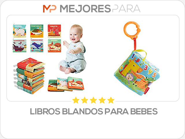 libros blandos para bebes