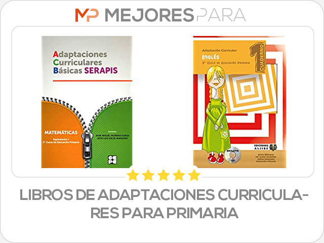 libros de adaptaciones curriculares para primaria