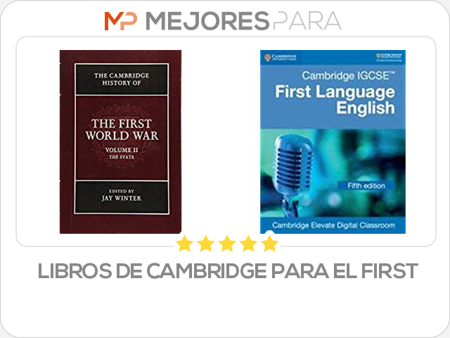 libros de cambridge para el first