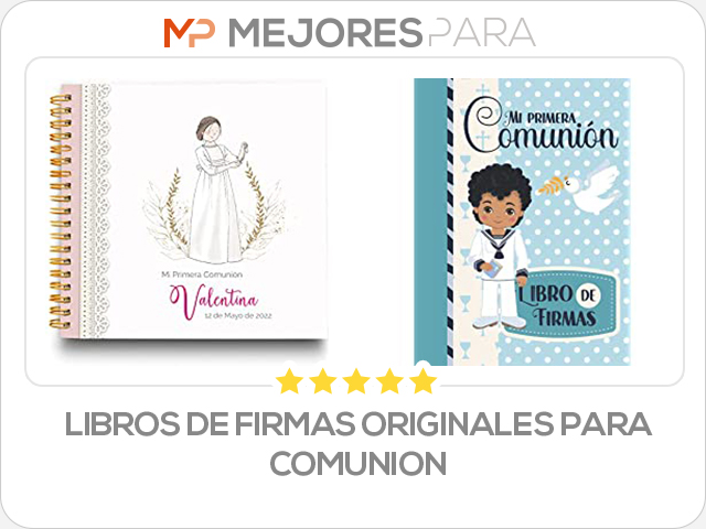 libros de firmas originales para comunion