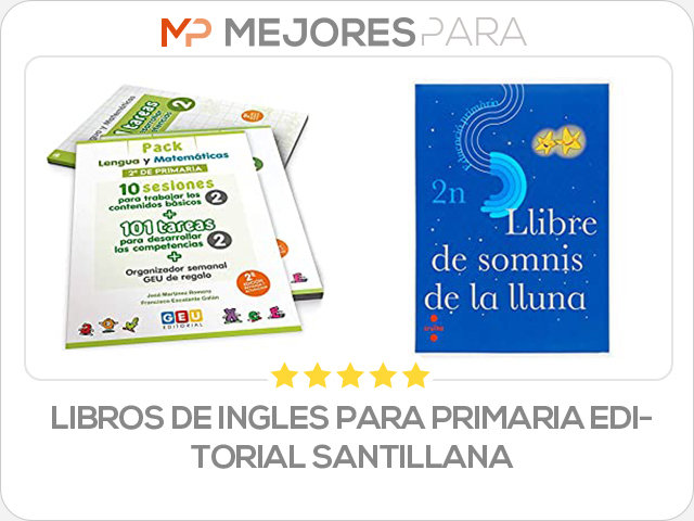 libros de ingles para primaria editorial santillana