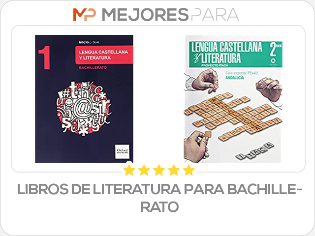 libros de literatura para bachillerato