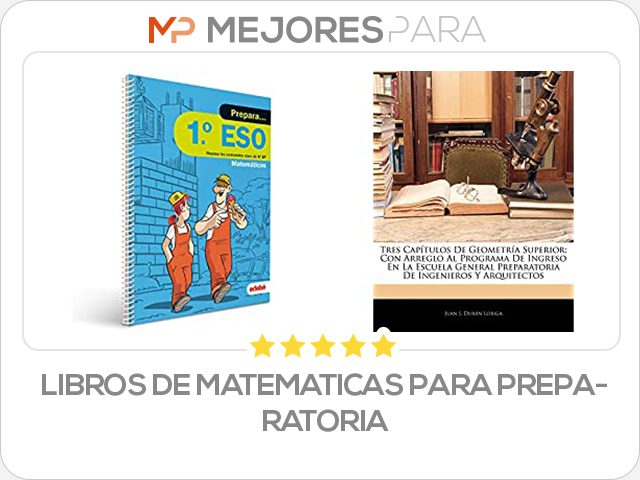 libros de matematicas para preparatoria