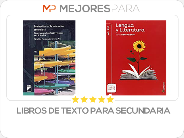 libros de texto para secundaria