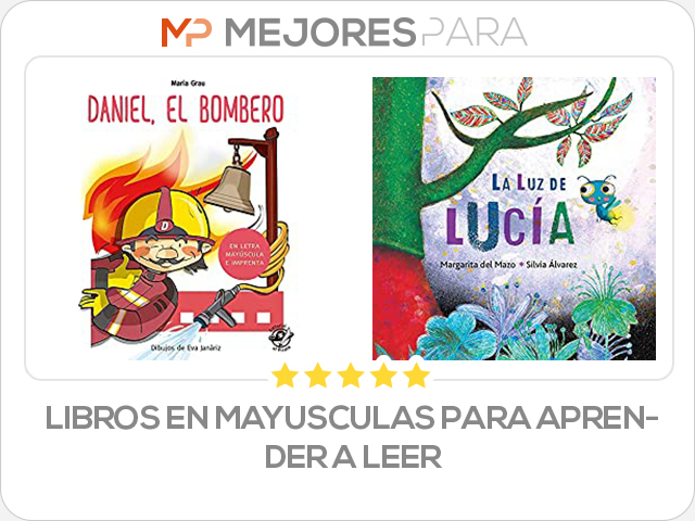 libros en mayusculas para aprender a leer