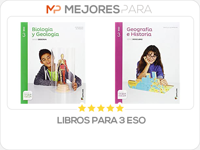 libros para 3 eso