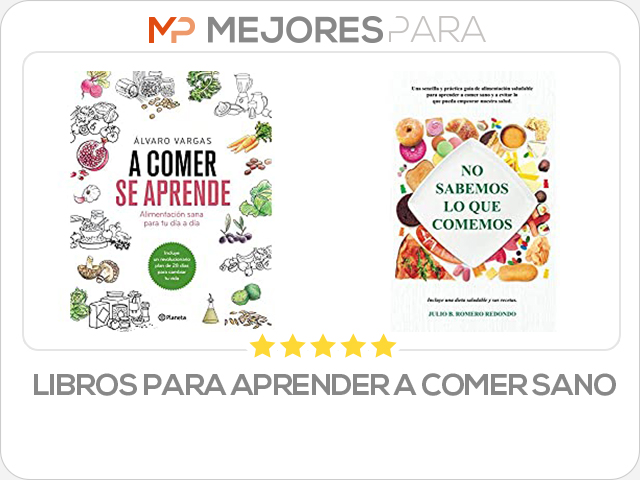 libros para aprender a comer sano