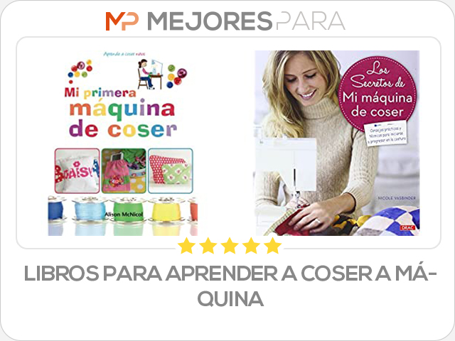 libros para aprender a coser a máquina