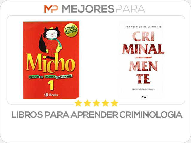 libros para aprender criminologia