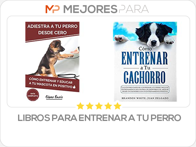 libros para entrenar a tu perro