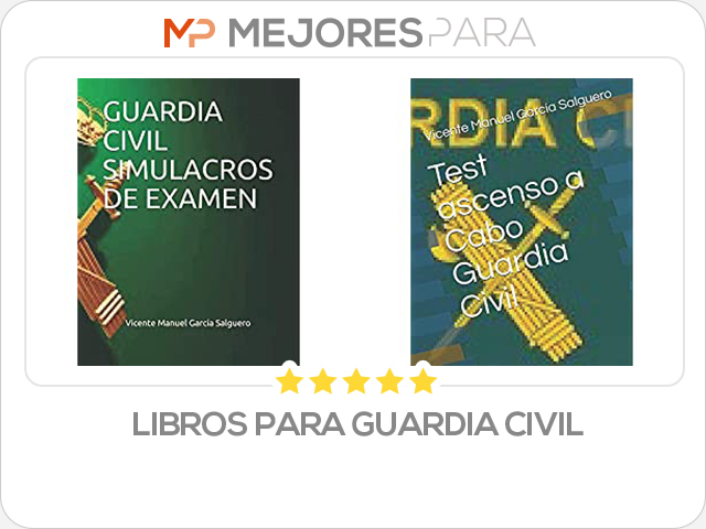 libros para guardia civil