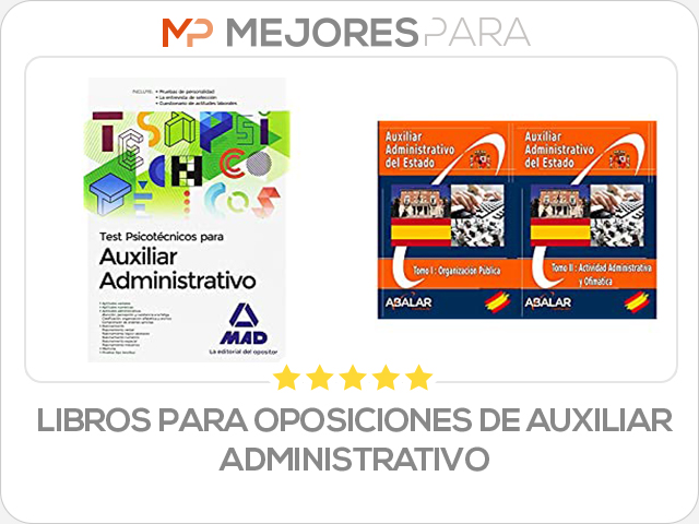 libros para oposiciones de auxiliar administrativo