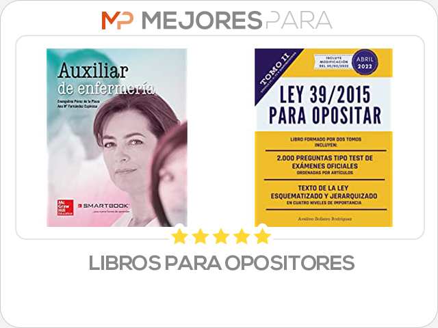 libros para opositores