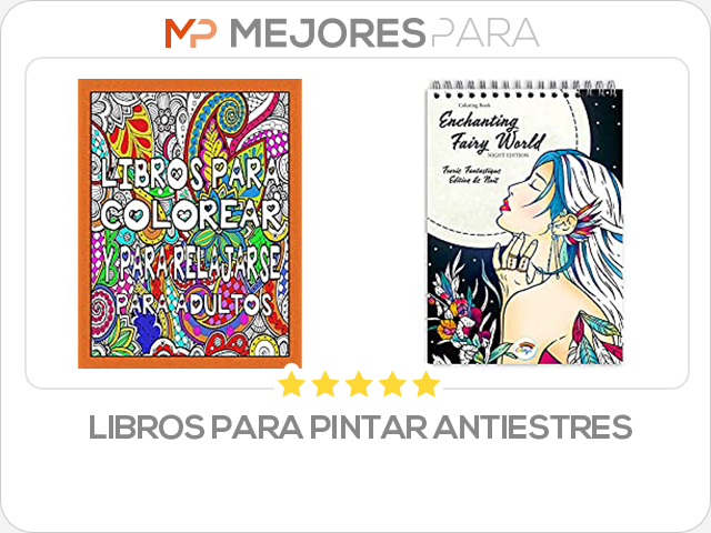 libros para pintar antiestres