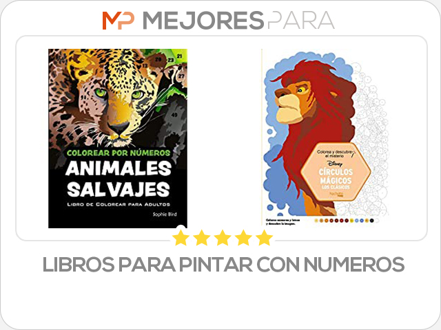 libros para pintar con numeros