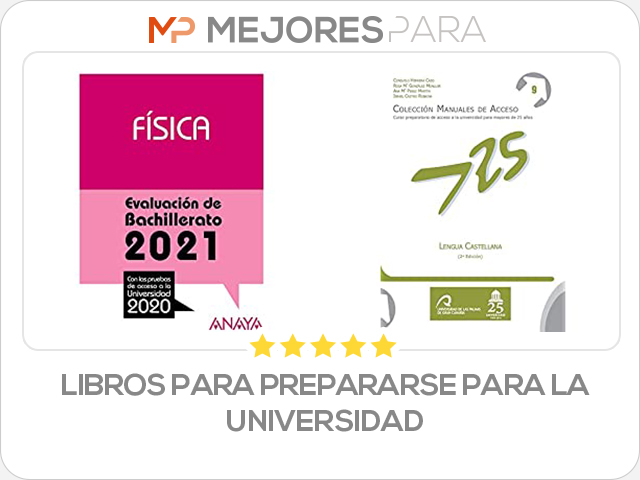 libros para prepararse para la universidad