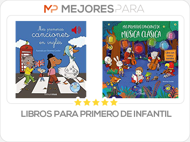 libros para primero de infantil