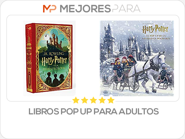 libros pop up para adultos