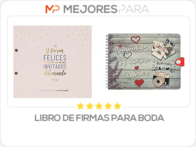 libro de firmas para boda