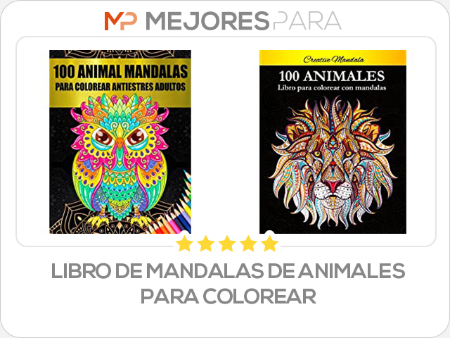 libro de mandalas de animales para colorear