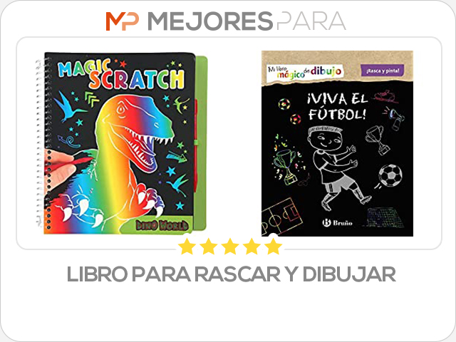 libro para rascar y dibujar