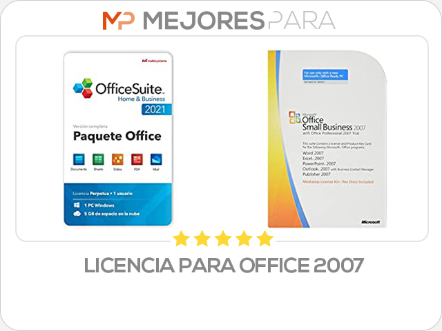 licencia para office 2007