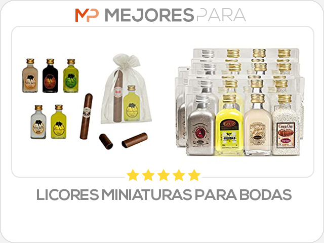 licores miniaturas para bodas