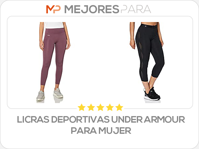 licras deportivas under armour para mujer