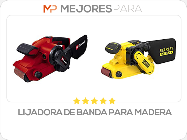 lijadora de banda para madera