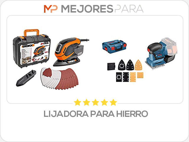 lijadora para hierro