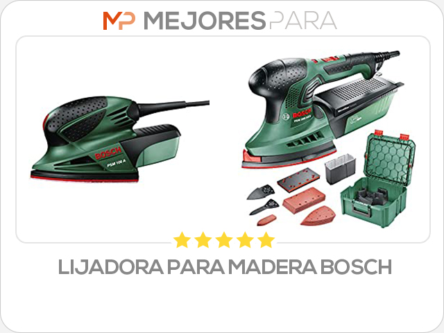 lijadora para madera bosch