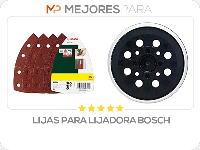 lijas para lijadora bosch