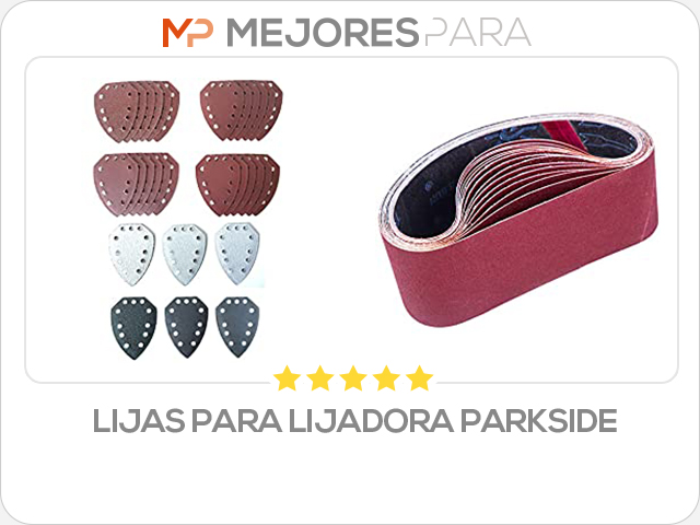 lijas para lijadora parkside