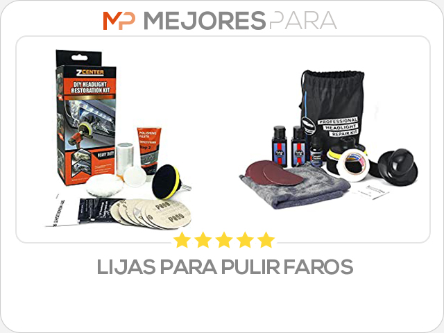 lijas para pulir faros