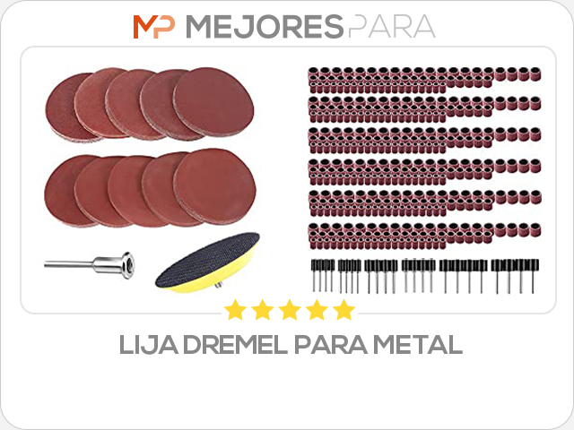 lija dremel para metal