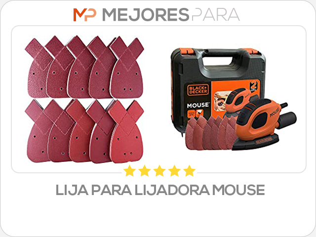 lija para lijadora mouse