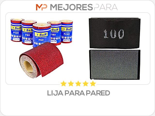 lija para pared