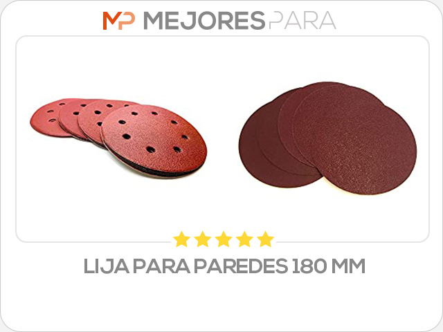 lija para paredes 180 mm