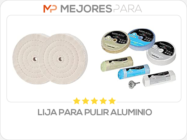 lija para pulir aluminio