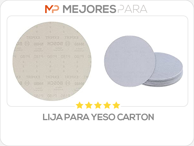 lija para yeso carton