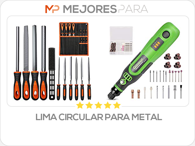 lima circular para metal