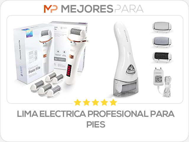 lima electrica profesional para pies