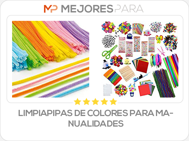 limpiapipas de colores para manualidades