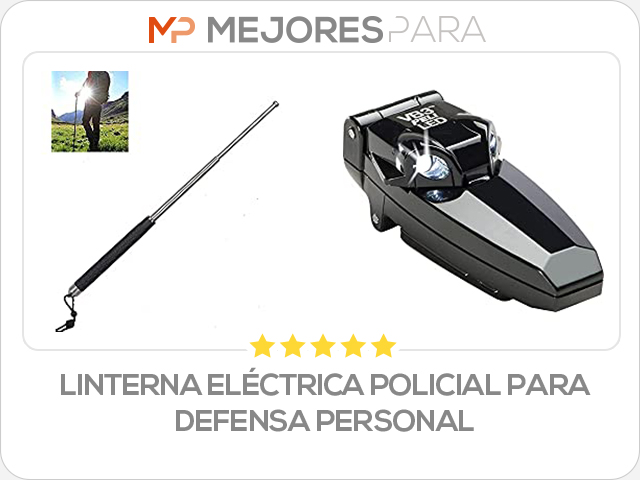 linterna eléctrica policial para defensa personal