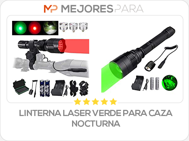 linterna laser verde para caza nocturna