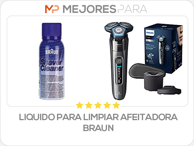 liquido para limpiar afeitadora braun