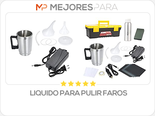 liquido para pulir faros