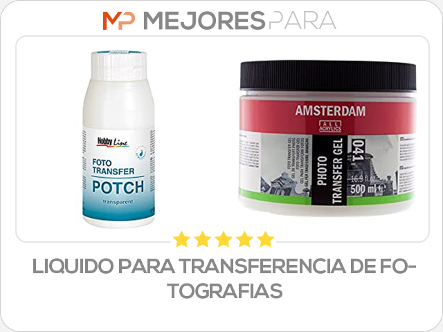 liquido para transferencia de fotografias