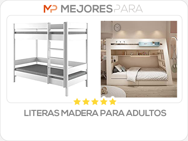 literas madera para adultos